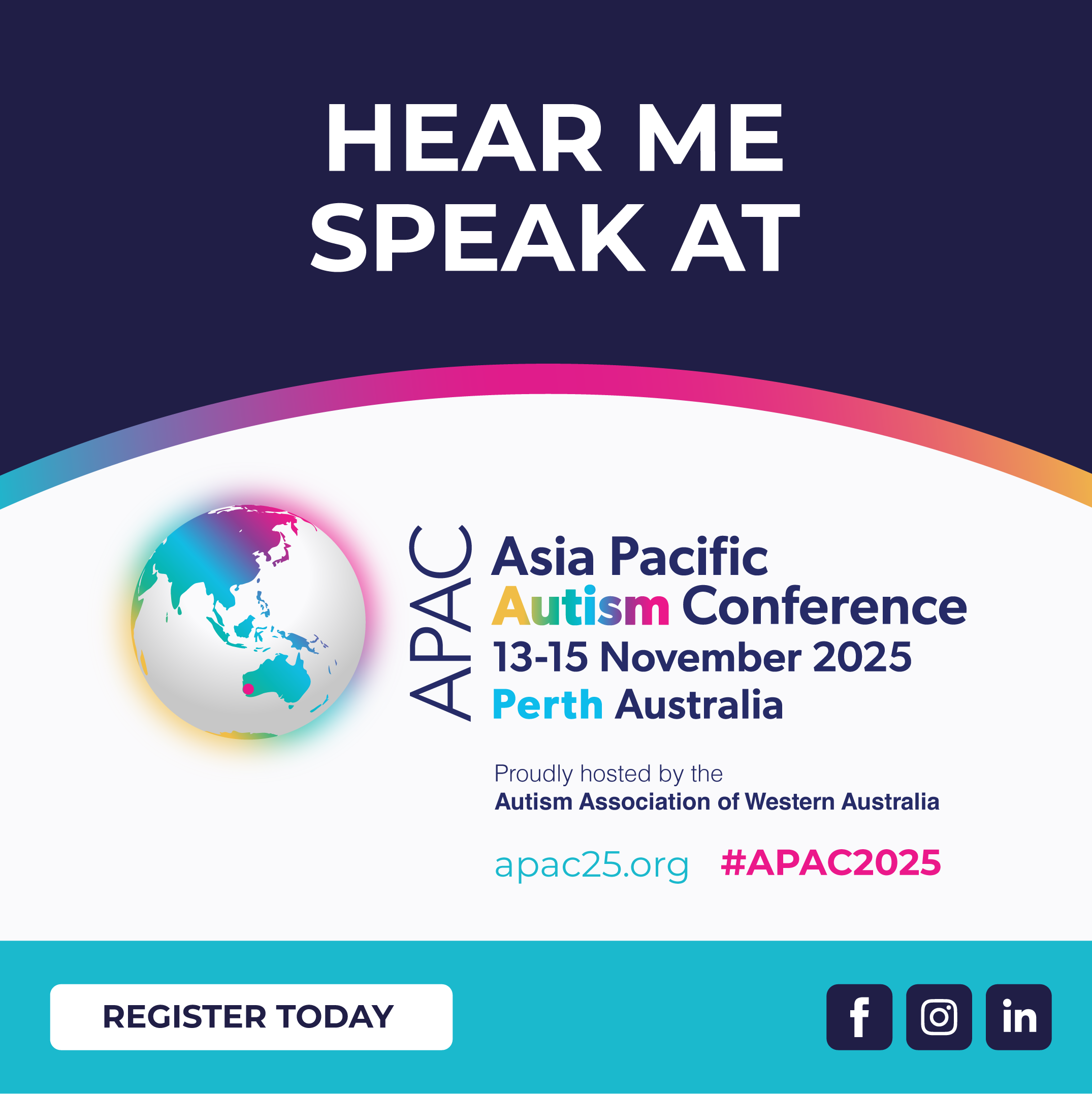 Promotional Toolkit | APAC - Asia Pacific Autism Conference